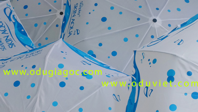 Ô dù trong suốt aqua